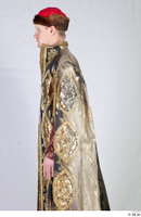  Photos Medieval Monk in gold habit 1 16th century Historical Clothing Monk cloak upper body 0001.jpg